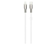 FIXED Pleciony Kabel USB-C/Lightning 1,2m biały - 1249136 - zdjęcie 1